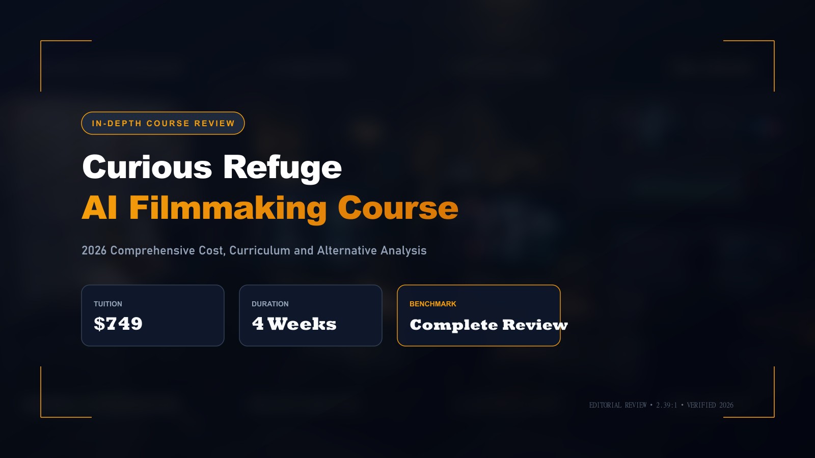 Curious Refuge AI filmmaking course cost and curriculum comparison slate